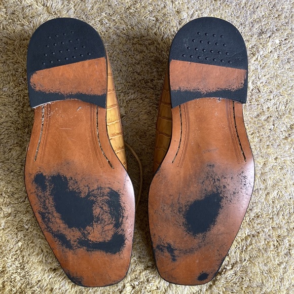 🐊 Stacy Adams Gator Print Dress Shoes 🐊 - Picture 7 of 8